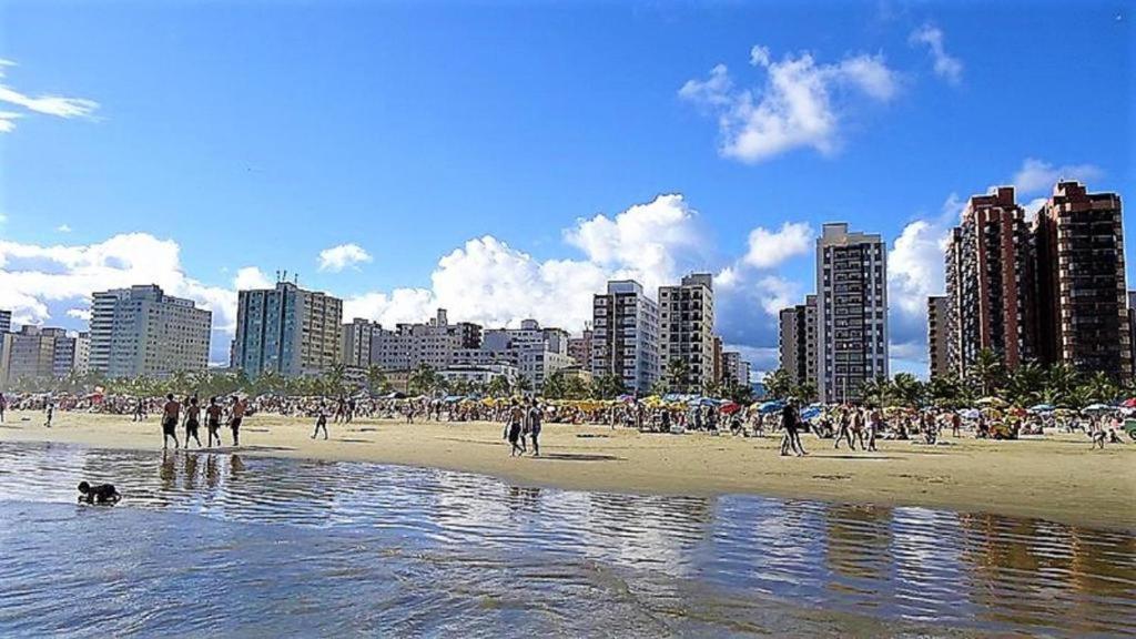 Hospedagem Primeira Quadra Da Praia Praia Grande  Ngoại thất bức ảnh